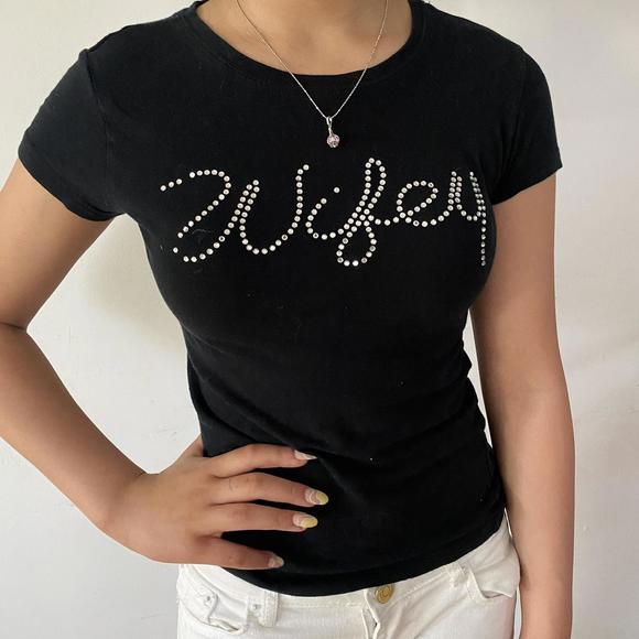 Wifey Rhinestone Top Some Of - Picture 2 of 2